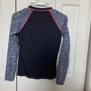 Black and Grey Sports Long Sleeve Shirt